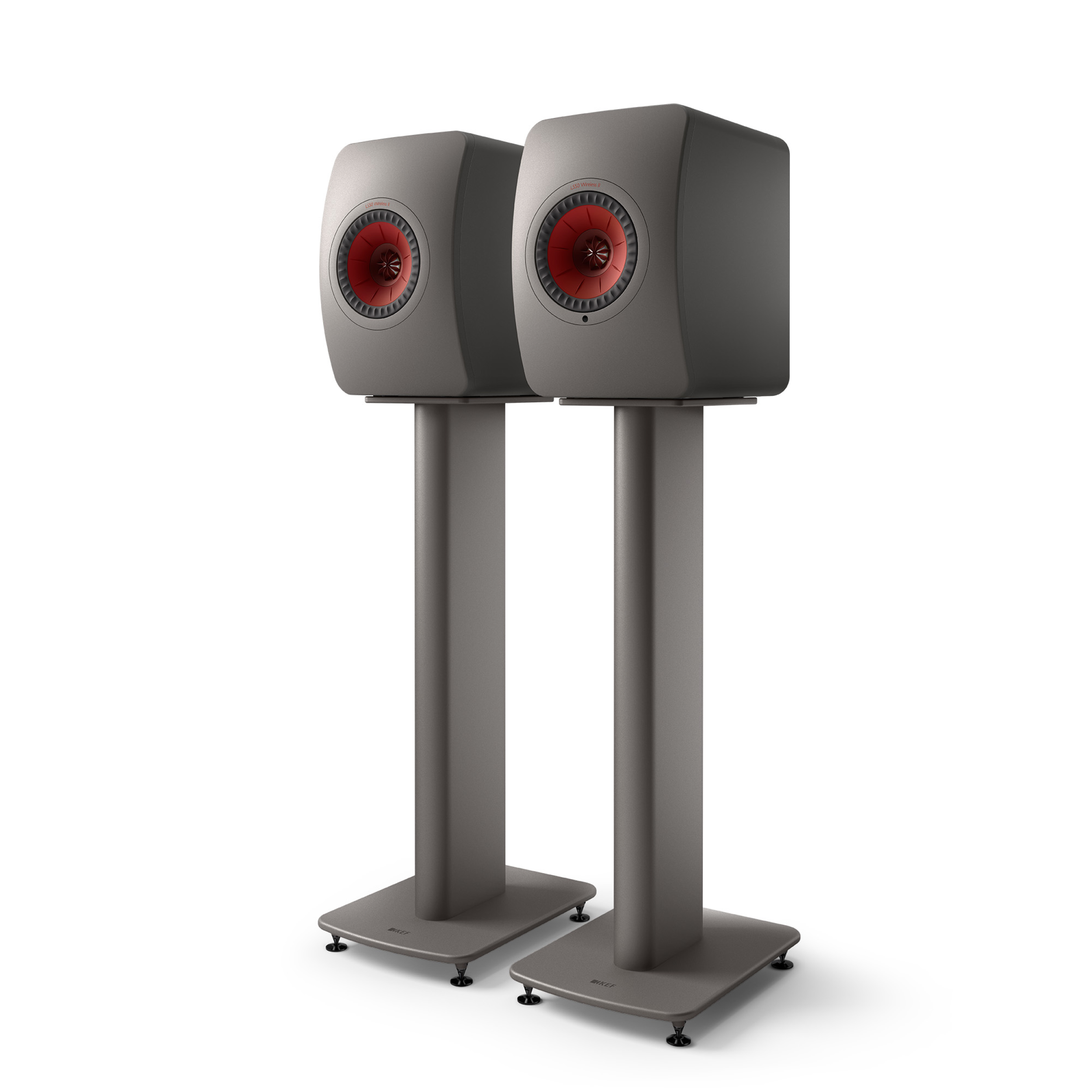 KEF LS50 Wireless II HiFi Speaker (w/ S2 Stand Bundle)