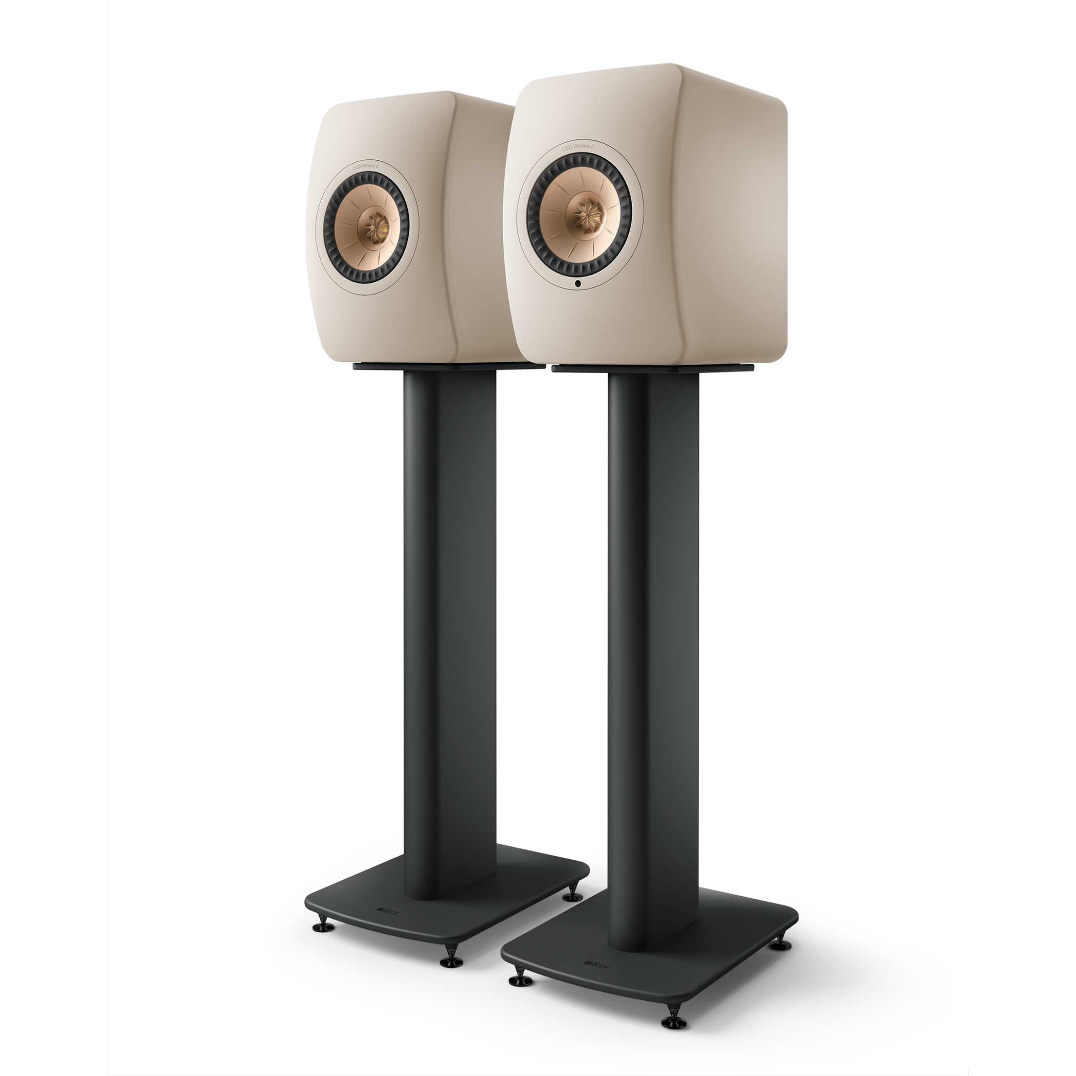KEF LS50 Wireless II HiFi Speaker (w/ S2 Stand Bundle)