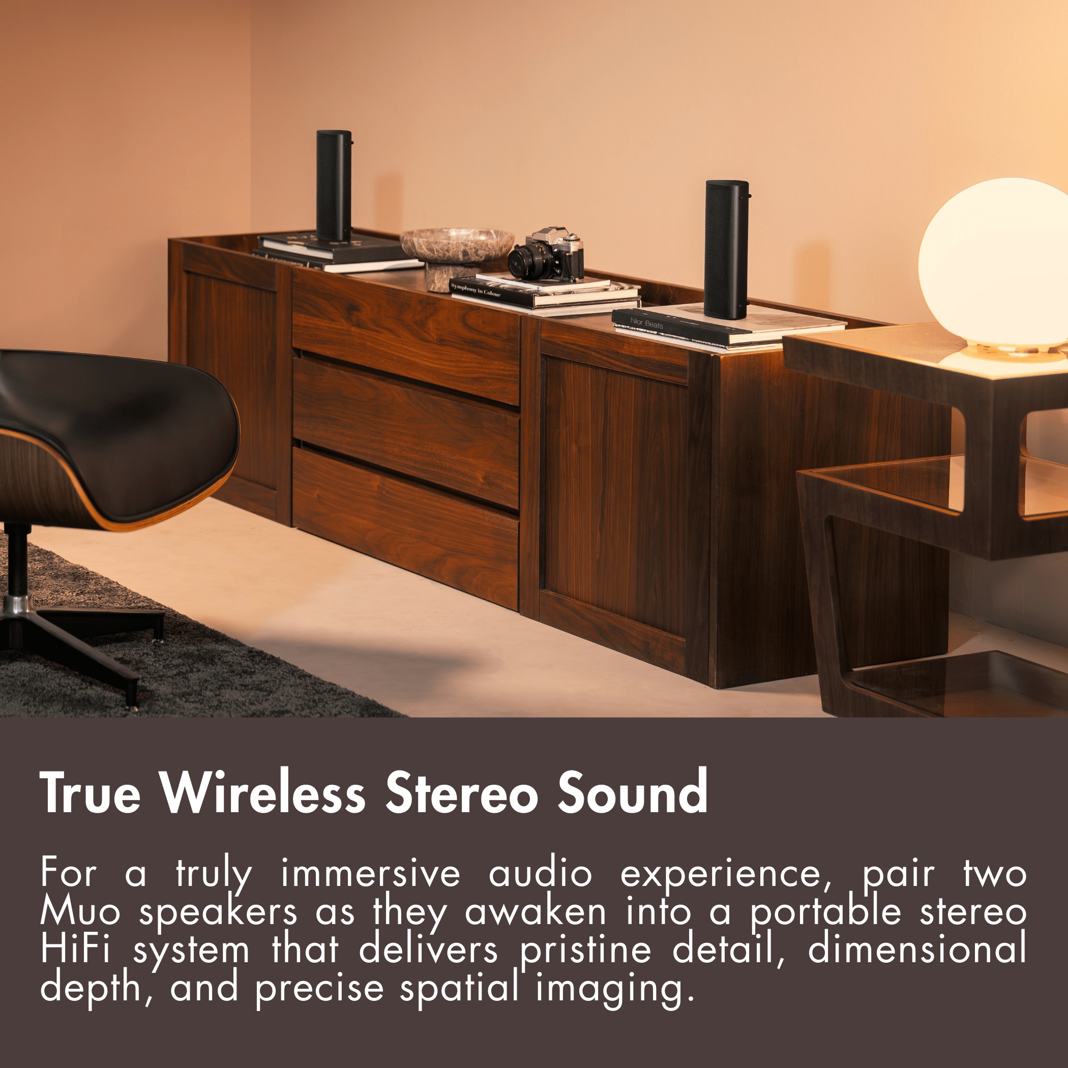 KEF Muo Portable HiFi Bluetooth Speaker (Bundle of Two)