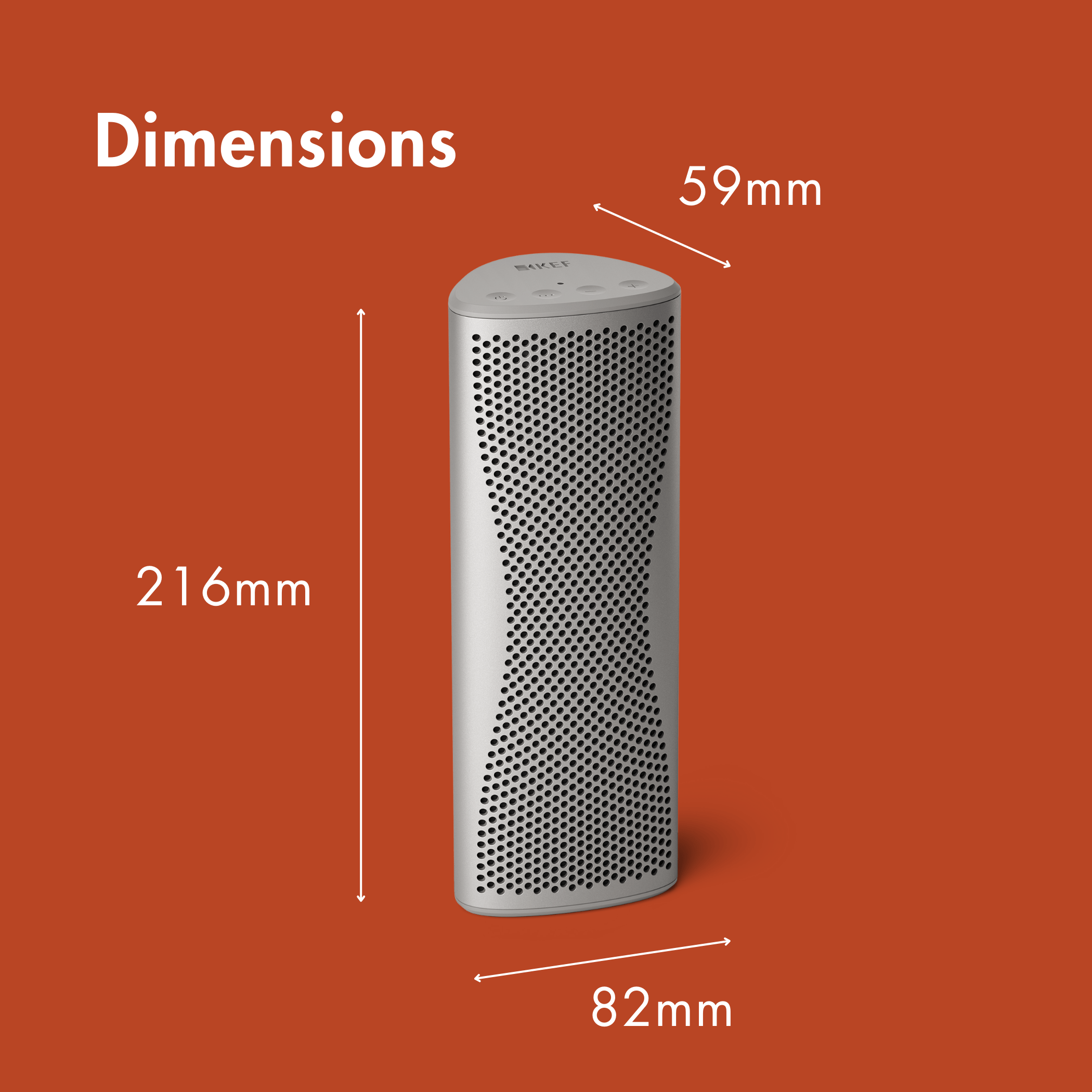 KEF Muo Portable HiFi Bluetooth Speaker