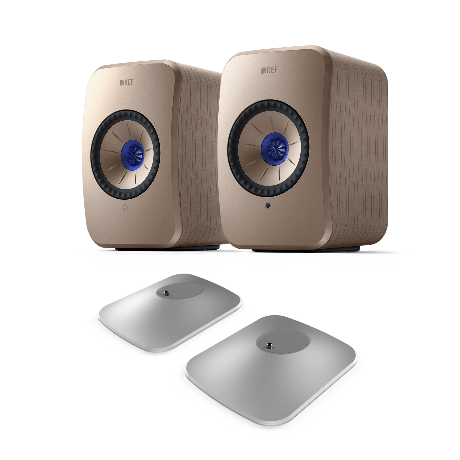 KEF LSX II & P1 Desk Pad Bundle