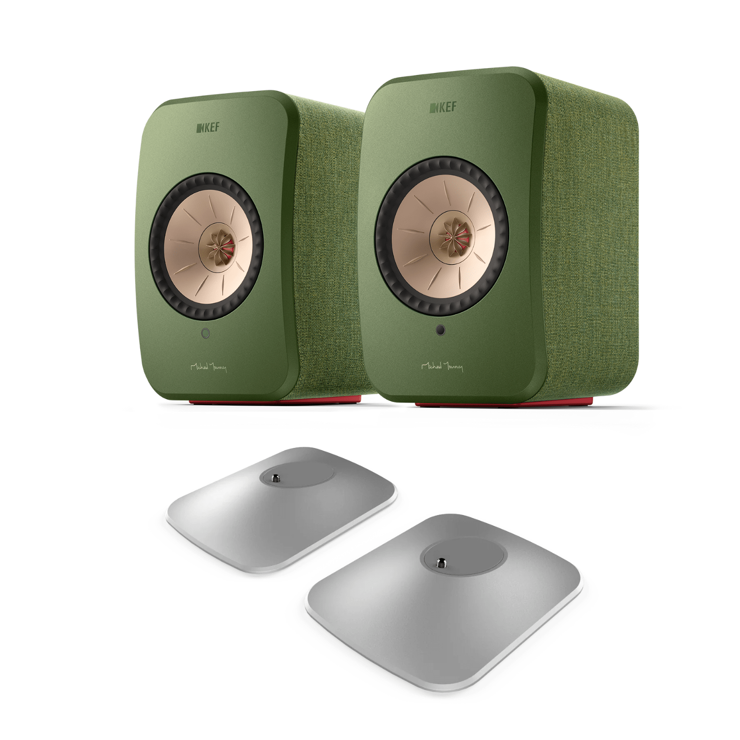 KEF LSX II & P1 Desk Pad Bundle