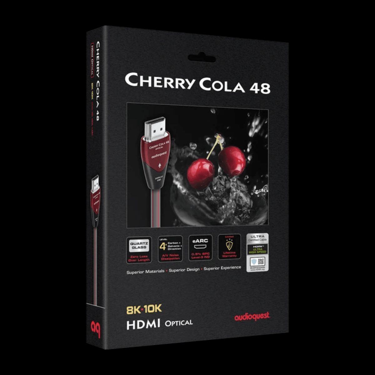 AudioQuest Cherry Cola 48 HDMI Cable (Clearance | Display)