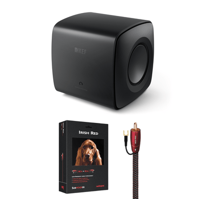 KEF KC62 Subwoofer & AudioQuest Cable Bundle