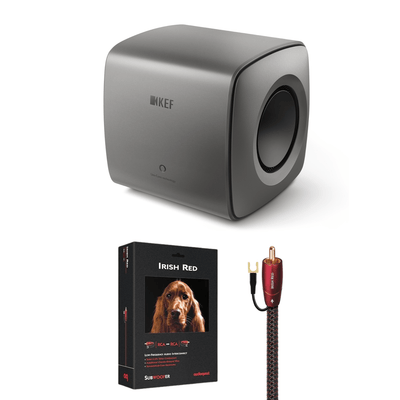 KEF KC62 Subwoofer & AudioQuest Cable Bundle