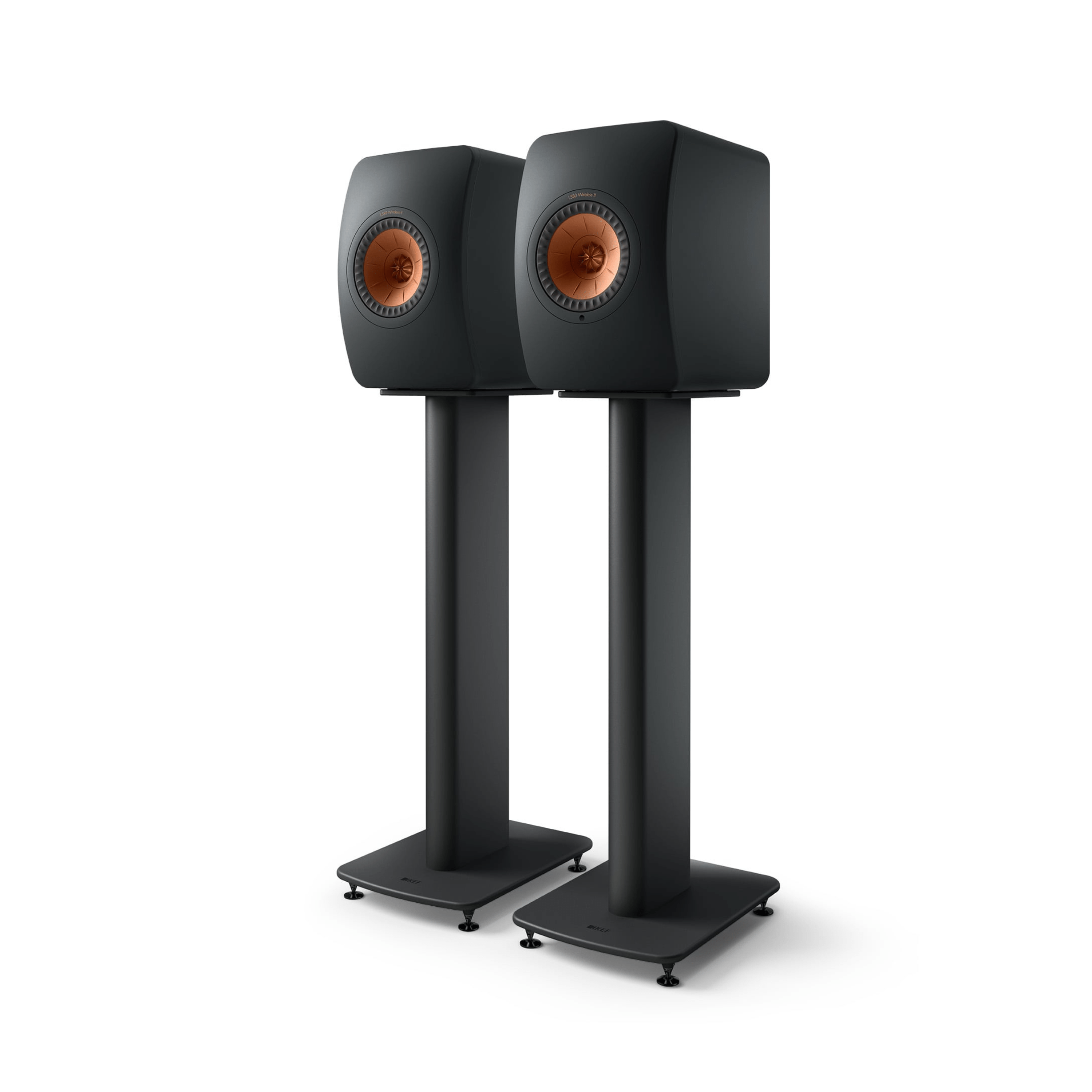 KEF LS50 Wireless II & S2 Stand Bundle