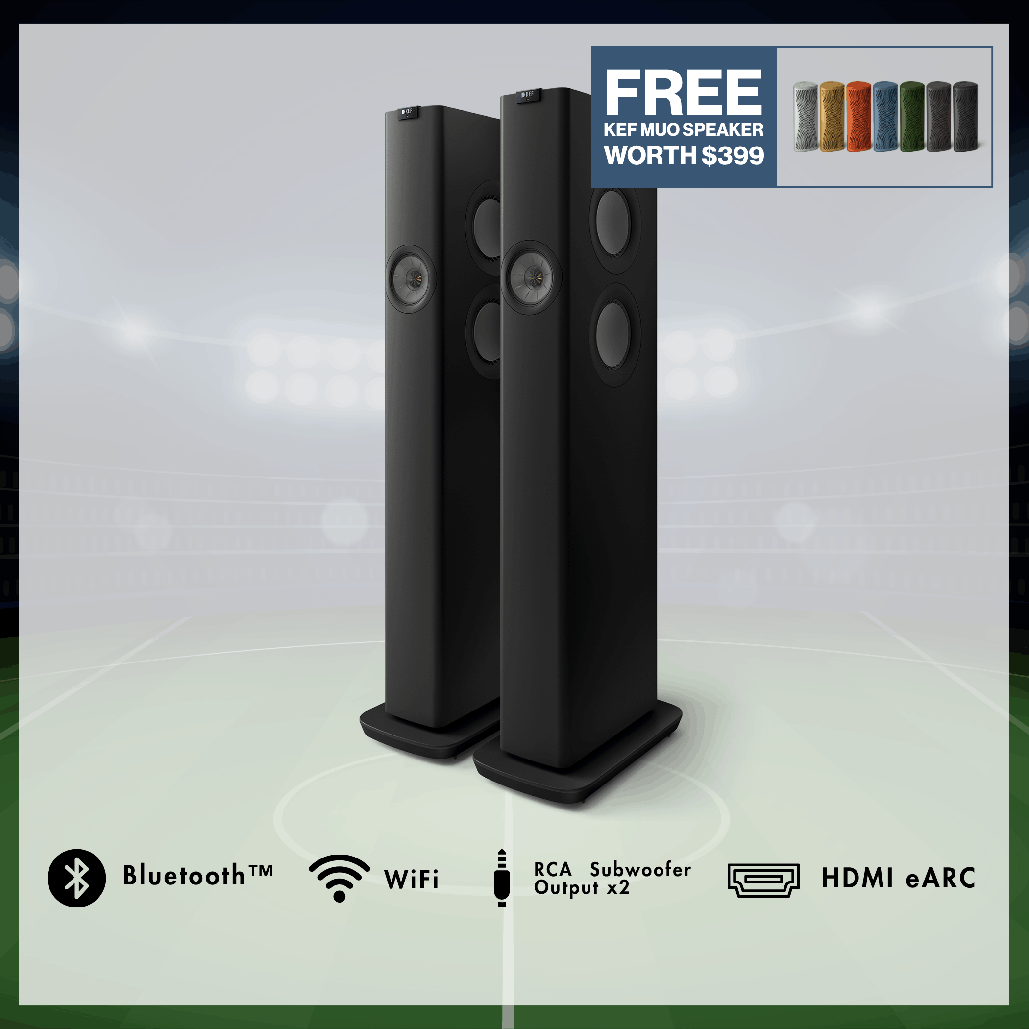 KEF LS60 Wireless HiFi Speakers