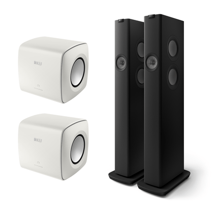 KEF LS60 Wireless HiFi Speaker + KC62 Subwoofer Bundle