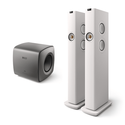 KEF LS60 Wireless HiFi Speaker + KC62 Subwoofer Bundle