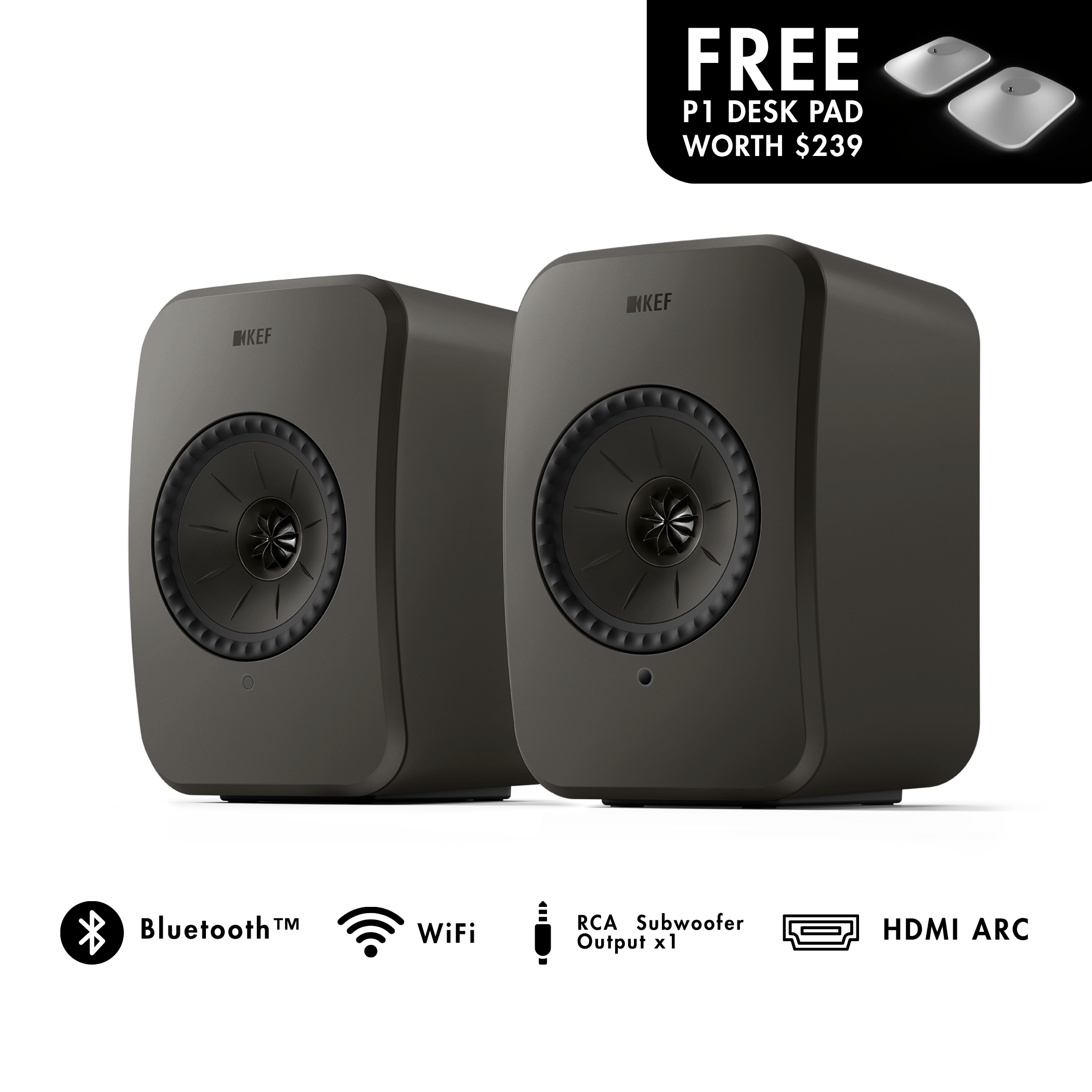 KEF LSX II LT Wireless HiFi Speaker