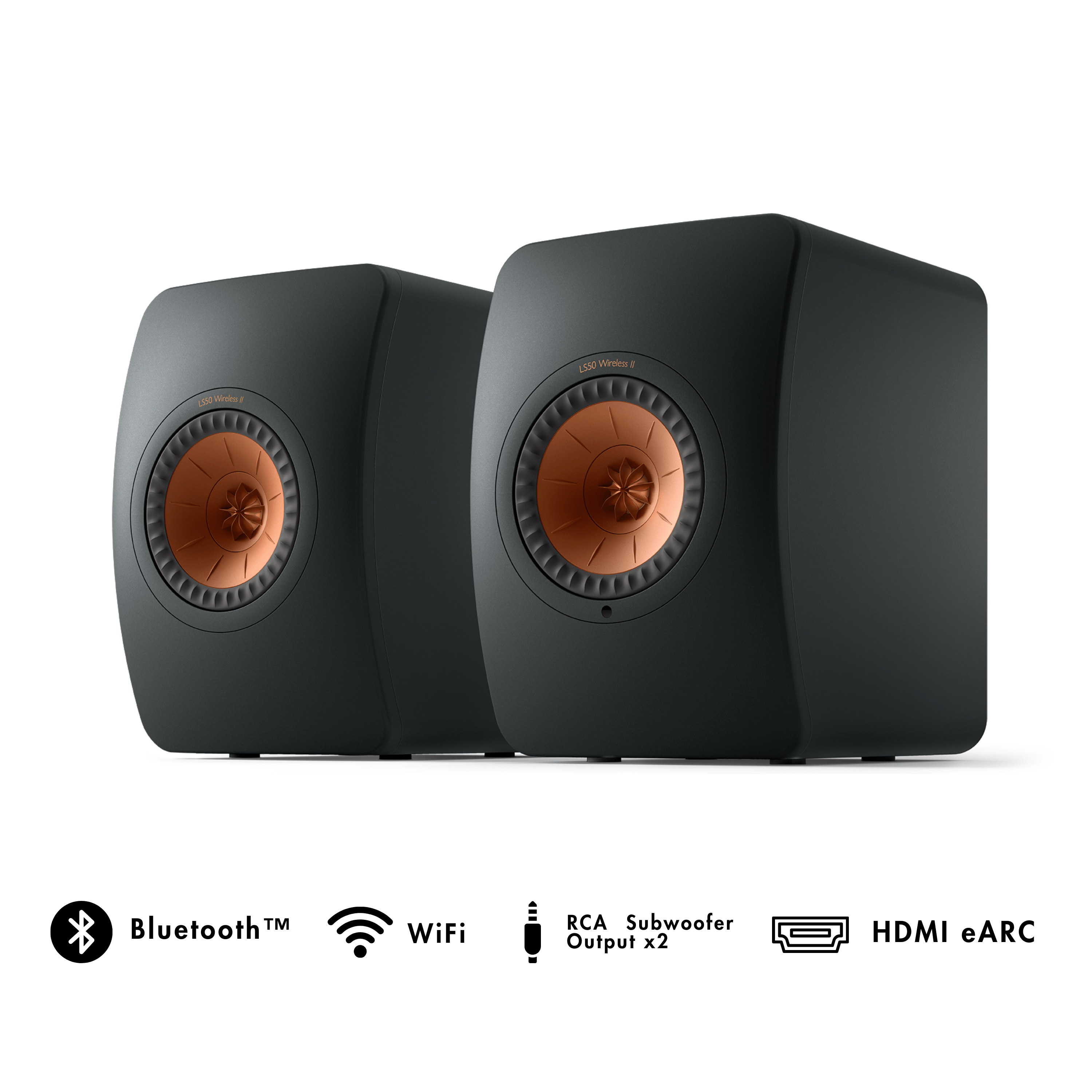 KEF LS50 Wireless II HiFi Speaker (w/ S2 Stands Bundle)