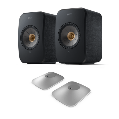 KEF LSX II Wireless HiFi Speaker (w/ P1 Desk Pad Bundle)