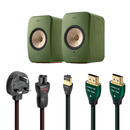 KEF LSX II & AudioQuest Cable Bundle