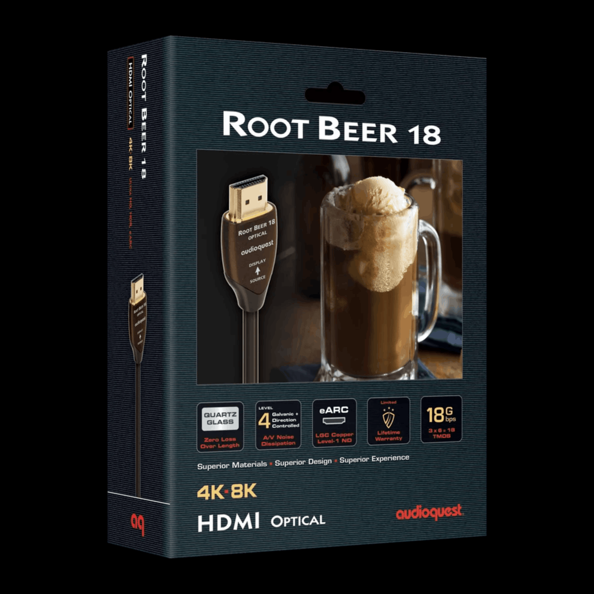 AudioQuest Root Beer 18 HDMI Cable (Clearance | Display)