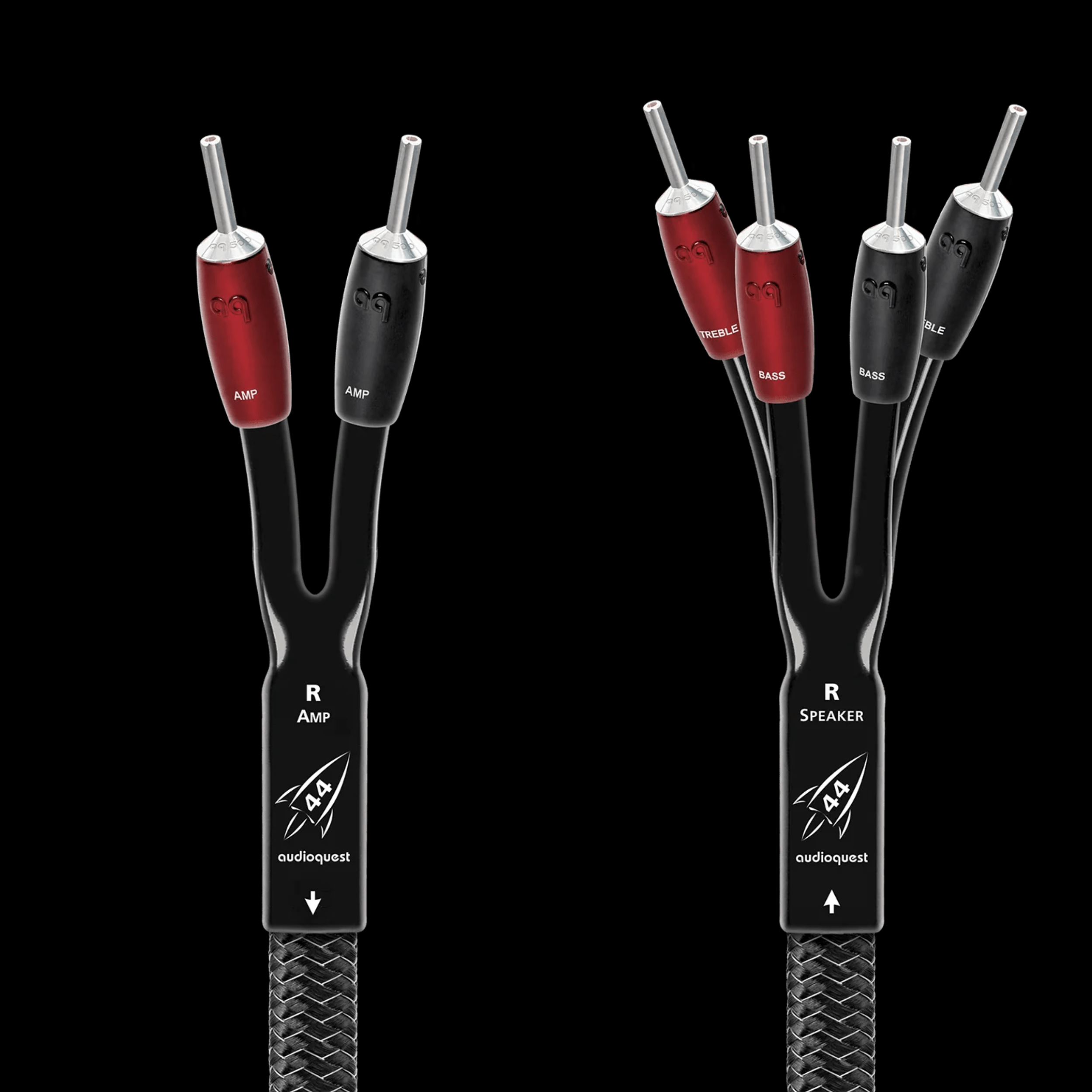 AudioQuest Rocket 44 Single Biwire Speaker Cables