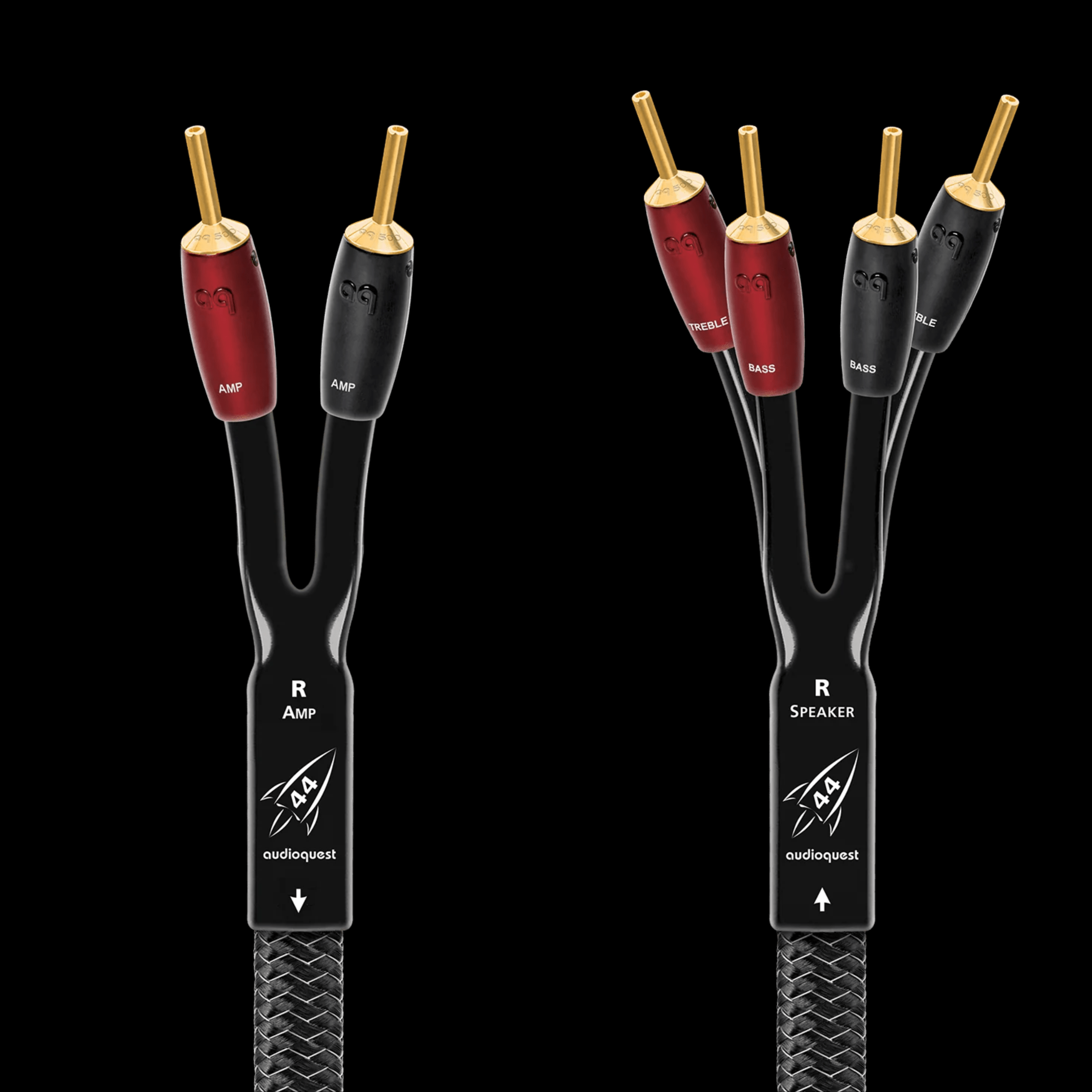 AudioQuest Rocket 44 Single BiWire Speaker Cable