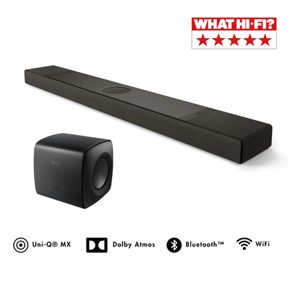 KEF XIO Soundbar with KC62 Subwoofer Bundle