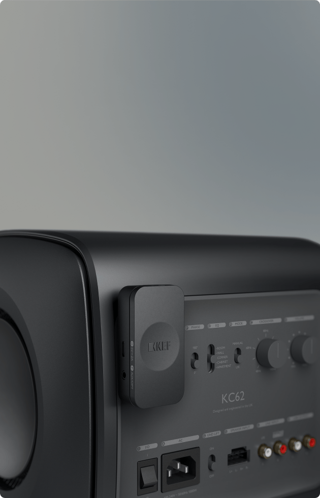 KEF KW2 RX Receiver (Wireless Subwoofer Adaptor for XIO) – Atlas KEF KW2 RX Receiver (Wireless Subwoofer Adaptor for XIO) – Atlas