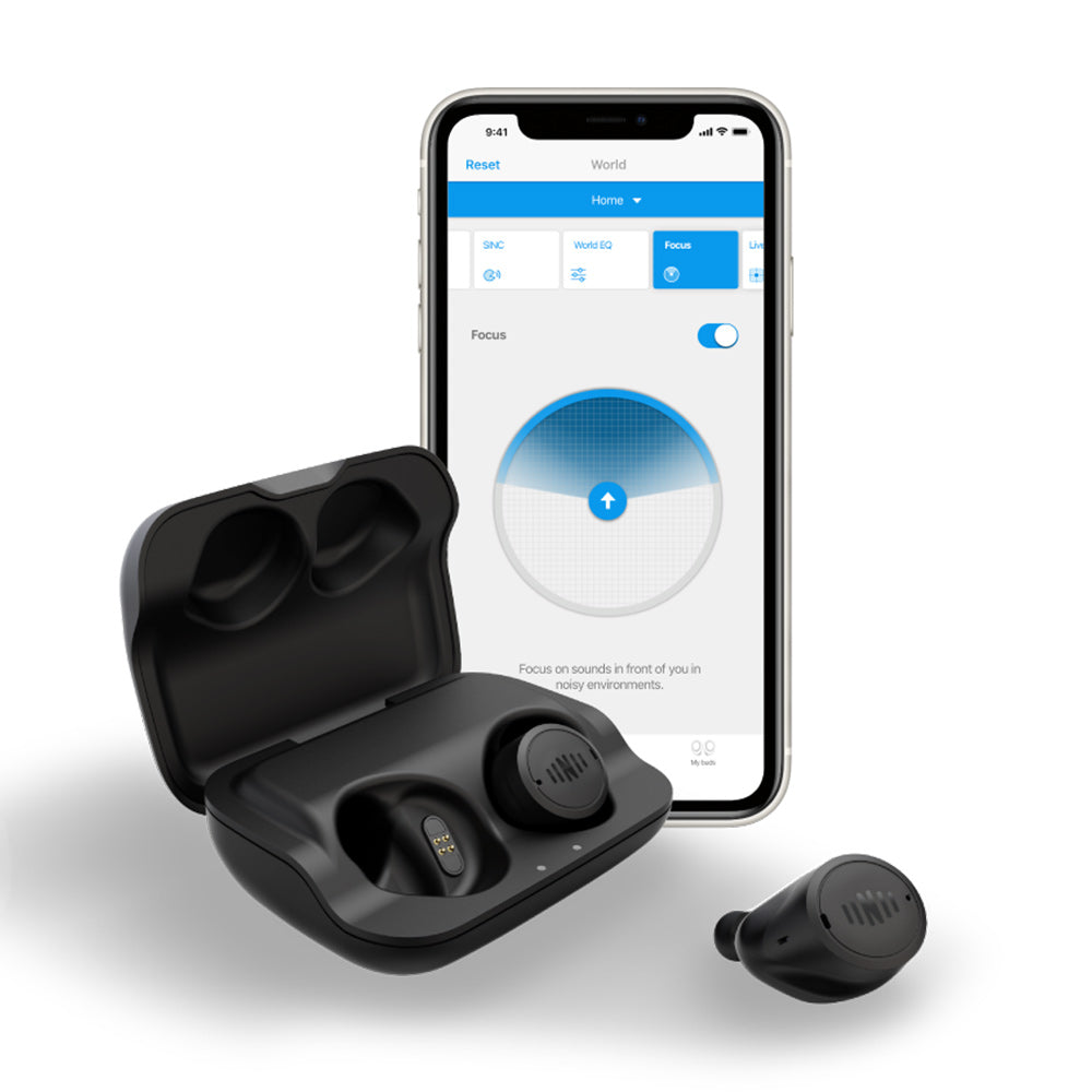 Nuheara IQbuds2 MAX Wireless Earphones (Clearance)